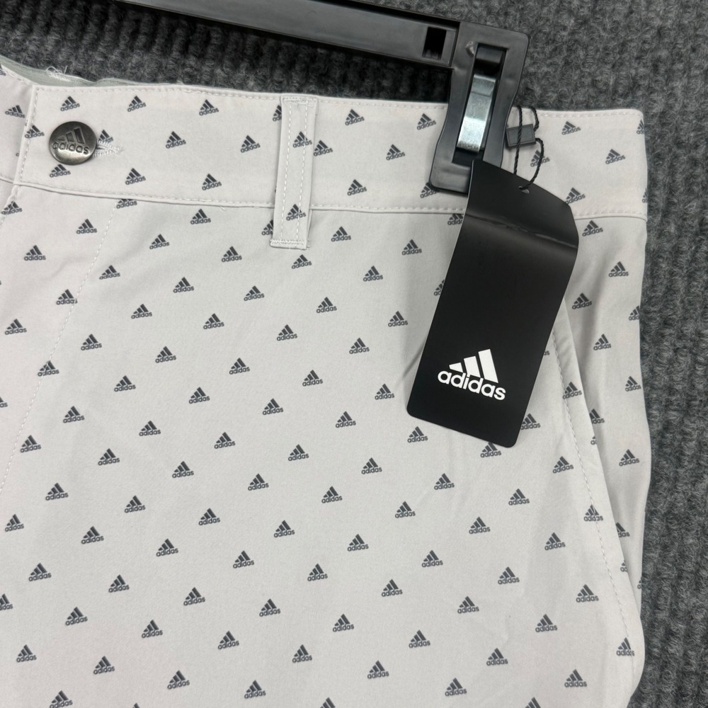 Adidas Golf Shorts Mens 34 Grey New Ultimate365 Adi Print Woven ADVR0799